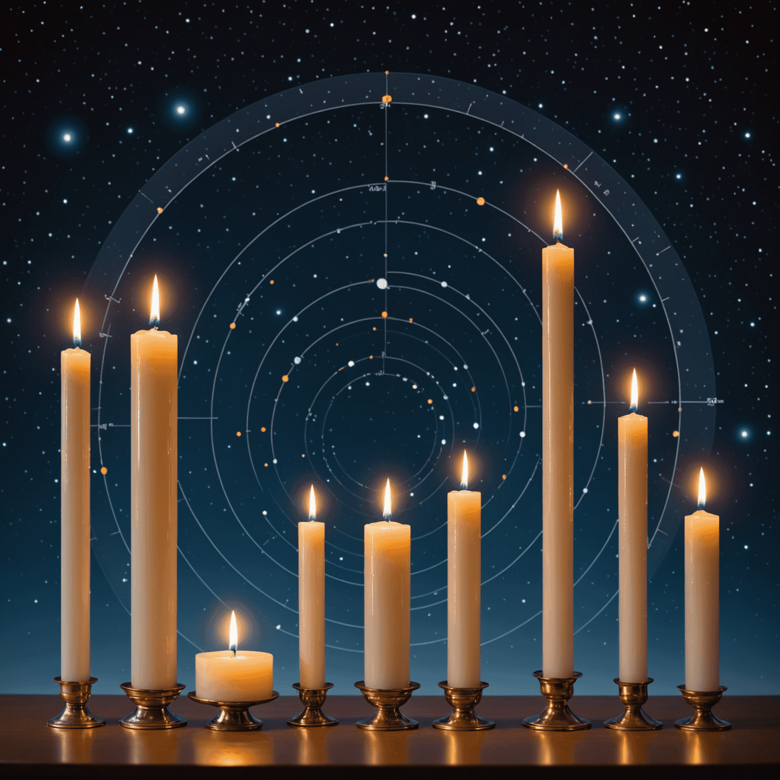 Composite image showing various astronomical distance measurement techniques: parallax, spectroscopic parallax, and standard candles