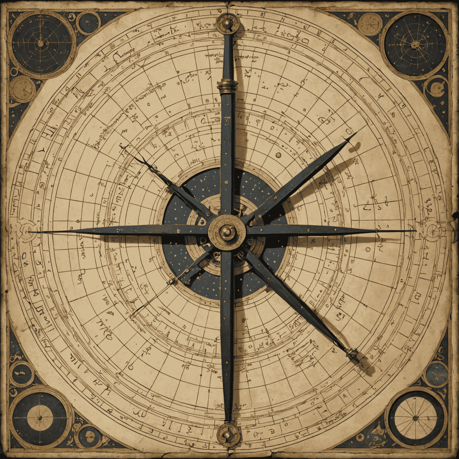 Ancient astronomical instruments and star charts used for early parallax measurements