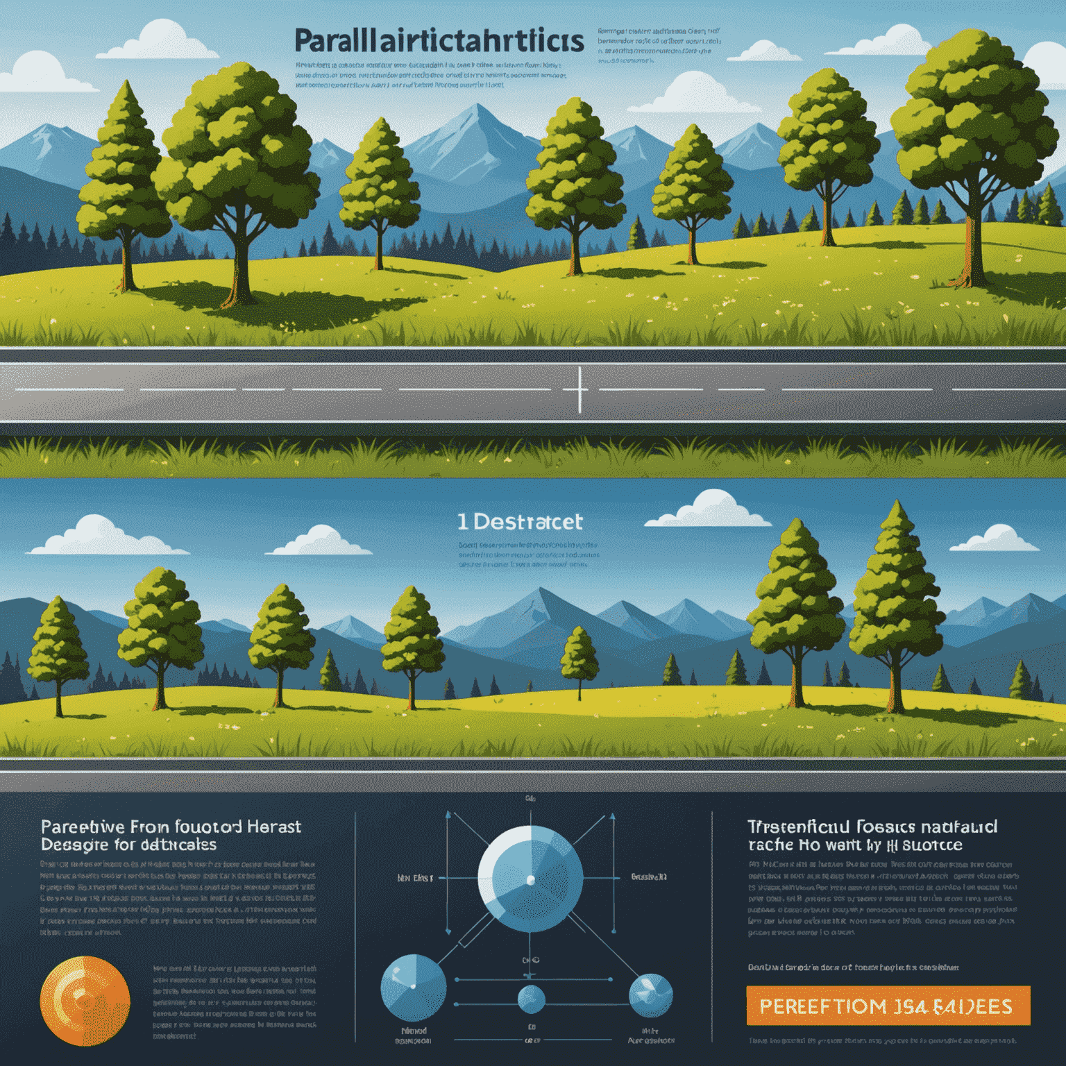 Infographic illustrating the limitations of parallax method for distant objects, showing how accuracy decreases with increasing distance